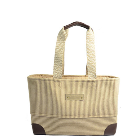 Le Voyage en Panier Duviner Cabas S Velvet Beige