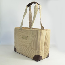 Le Voyage en Panier Duviner Cabas S Velvet Beige