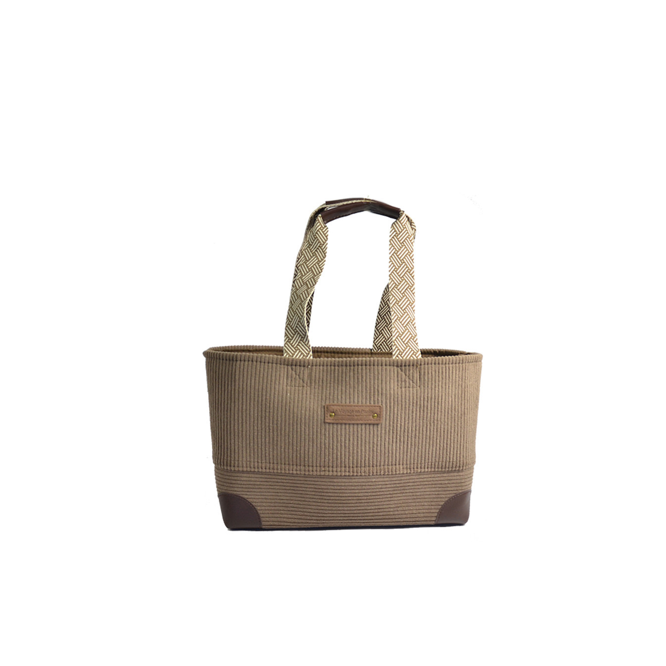 Le Voyage en Panier Duviner Cabas S Velvet Taupe