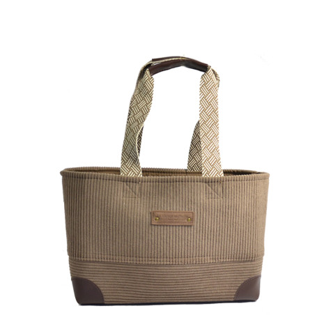 Le Voyage en Panier Duviner Cabas S Velours Taupe