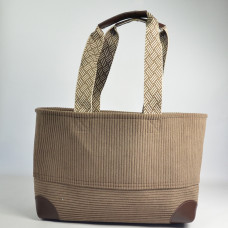 Le Voyage en Panier Duviner Cabas S Velvet Taupe