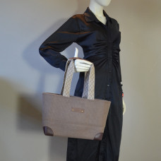 Le Voyage en Panier Duviner Cabas S Velvet Taupe