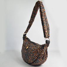 Le Voyage En Panier Fauvi Sac Besace Doudoune Léopard Camel