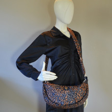 Le Voyage En Panier Fauvi Sac Besace Doudoune Léopard Camel