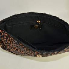 Le Voyage En Panier Fauvi Sac Besace Doudoune Léopard Camel