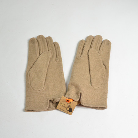 Le Voyage En Panier Manille Gloves TU Taupe Gold
