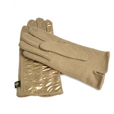 Le Voyage En Panier Manille Gloves TU Taupe Gold