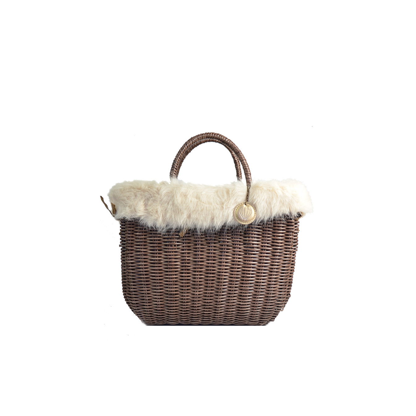Le Voyage en Panier Moscopelli Medium Cabas Beige
