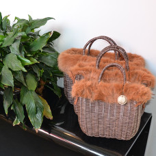 Le Voyage en Panier Moscopelli Small Camel Bag