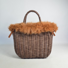 Le Voyage en Panier Moscopelli Small Camel Bag