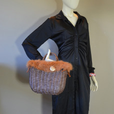 Le Voyage en Panier Moscopelli Small Camel Bag