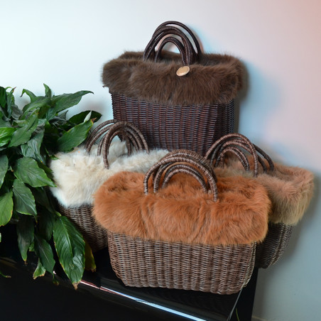Le Voyage en Panier Moscopelli Small Camel Bag