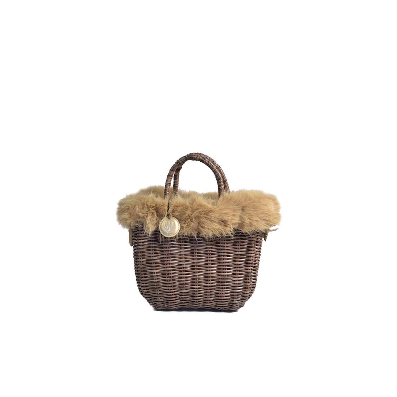 Le Voyage en Panier Moscopelli Small Cabas Taupe