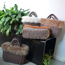 Le Voyage en Panier Moscopelli Small Cabas Taupe