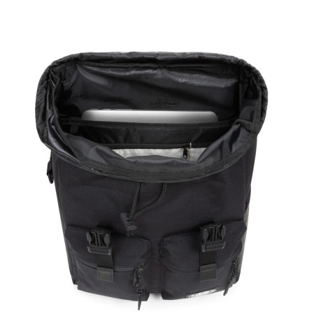Eastpak Topload Icon Sac A Dos M 4t6 On Black ouvert