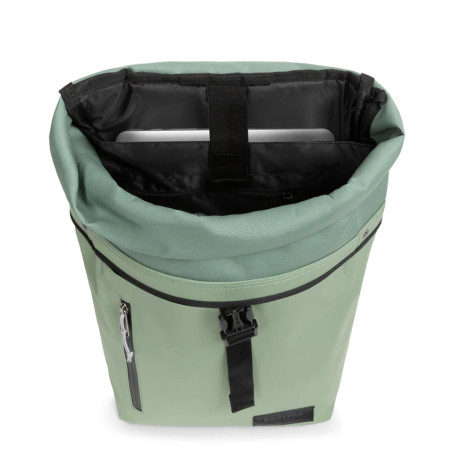 Eastpak Tarp Up Roll Sac A Dos M 0z2 Tarp Khaki ouvert