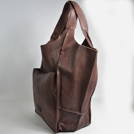Biba Homer Sac Cabas HOM1L Marron CL cote