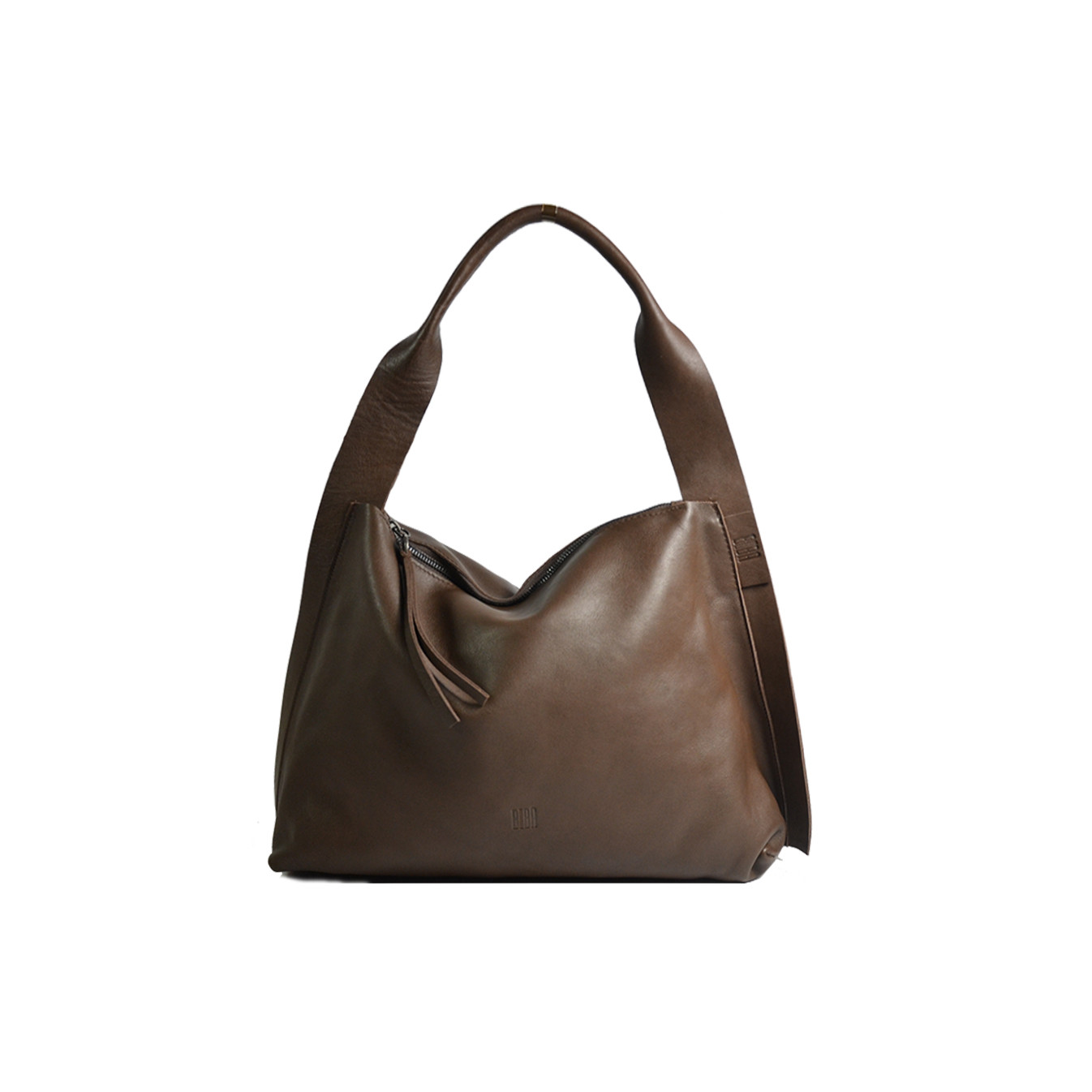 Biba Vienna Grand Sac Porté Epaule VIE1L Verde Marron Os