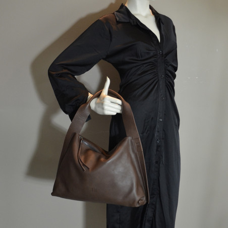 Biba Vienna Grand Shoulder Bag VIE1L Brown