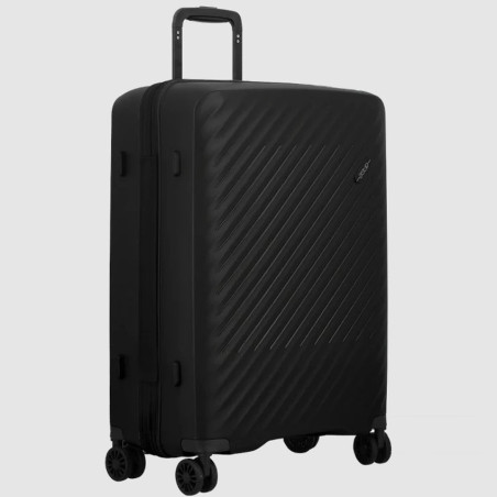 Jump Levante Suitcase 66cm 4 Wheels TSA Black