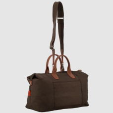 Jump Uppsala Soft Sac Weekend 45cm Chocolat bandoulière épaule côté