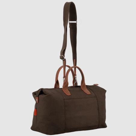 Jump Uppsala Soft Sac Weekend 45cm Chocolat bandoulière épaule côté