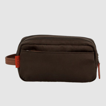 Jump Uppsala Soft Toiletry Bag 2 Compartments Chocolate
