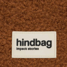 Hindbag Leon Cosmetic Bag Teddy Faux Fur Brown