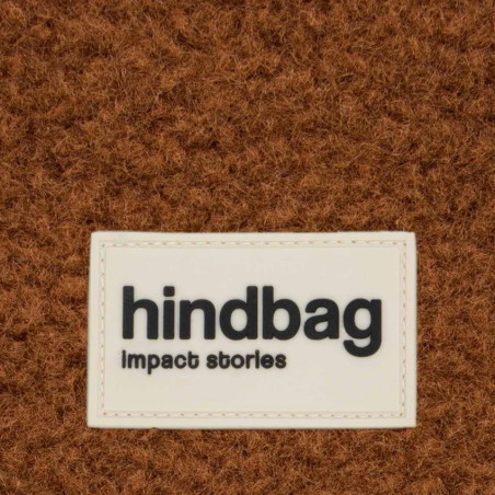 Hindbag Leon Cosmetic Bag Teddy Faux Fur Brown
