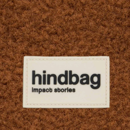 Hindbag Lili Small Brown Teddy Faux Fur Coin Purse