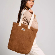 Hindbag Paul Tote Bag and Teddy Faux Fur Shopping Bag