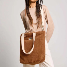 Hindbag Paul Tote Bag and Teddy Faux Fur Shopping Bag