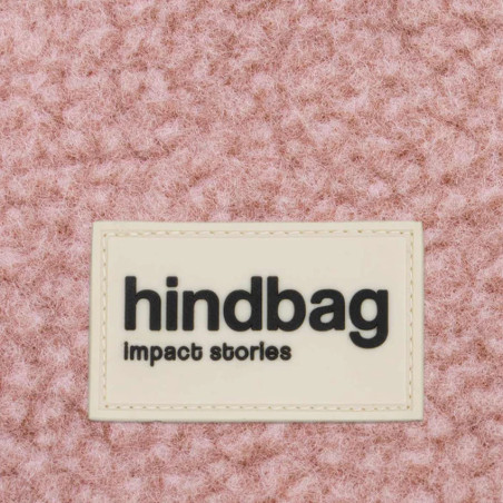 Hindbag Paul Tote Bag and Faux Fur Teddy Powdered Pink Tote Bag