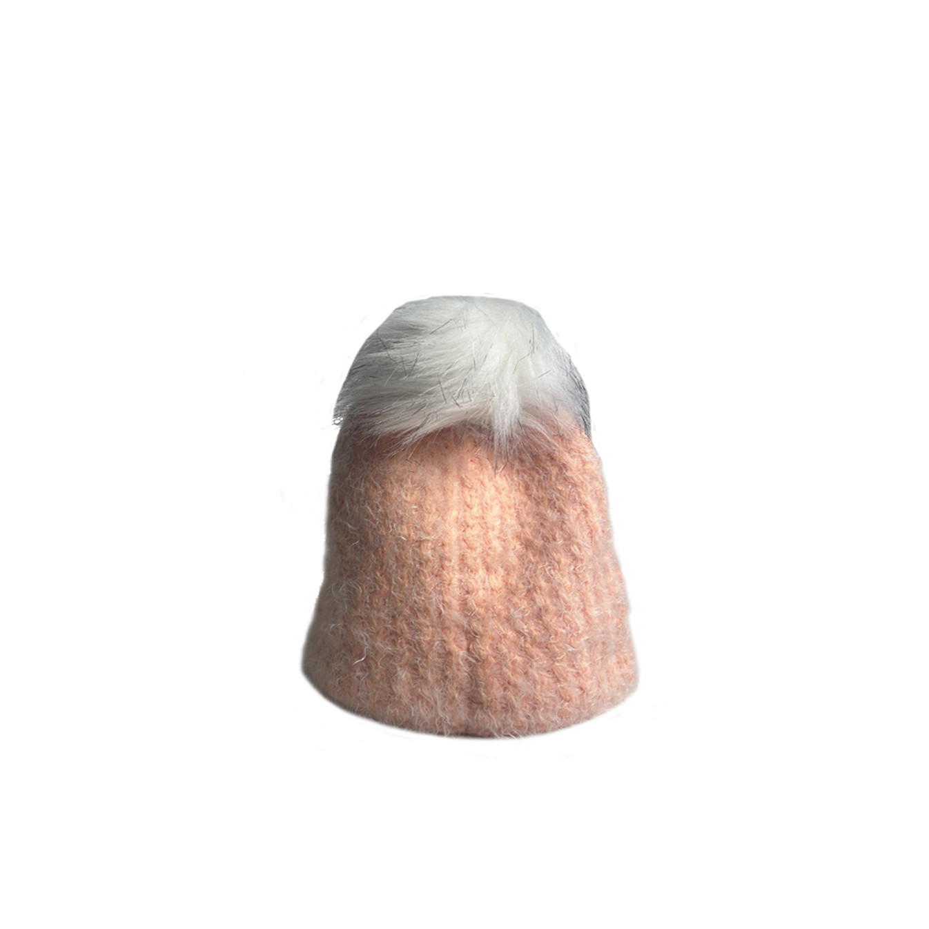Fonem Polar Soft Beanie with Apricot Pom