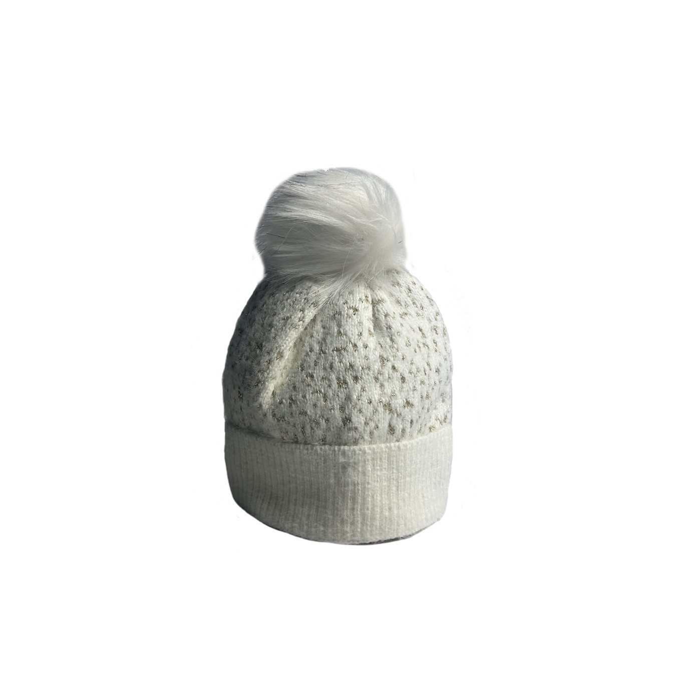 Fonem Chic & Warm Pompon & Turn-down Beige