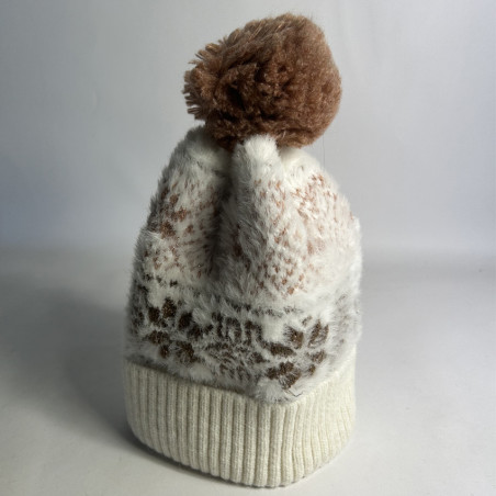 Fonem Set Ecru Gloves, Scarf & Beanie