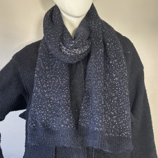 Fonem Gloves, Scarf & Sequin Hat Set Black