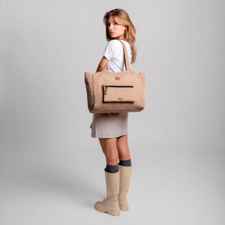 Cabaïa Tote Bag Taille L 16" Luxor porté