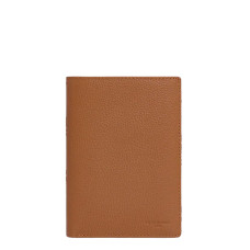 Le Tanneur Charles Grand Wallet 2 Flaps Grained Tan Leather