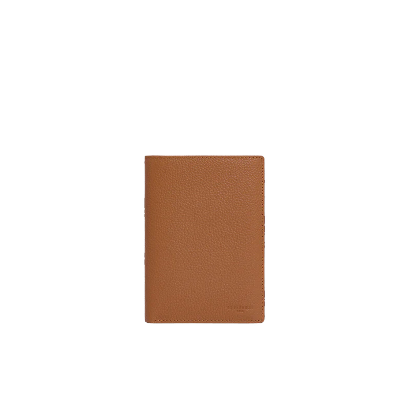 Le Tanneur Charles Grand Wallet 2 Flaps Grained Tan Leather