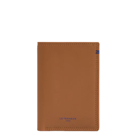 The Tanneur Martin Large Smooth Leather Anti RFID Tan Wallet