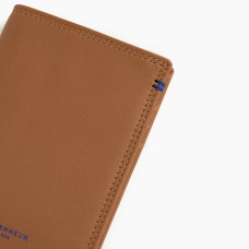 The Tanneur Martin Large Smooth Leather Anti RFID Tan Wallet