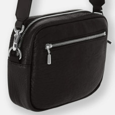 Ateliers Fourès Baroudeuse Shoulder Bag Aura Bubble U122 Black