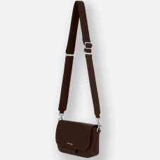 Ateliers Fourès Calista Classic Small Crossbody Bag H150 Coffee