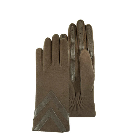 Isotoner Women's Fleece Touchscreen Gloves Beige