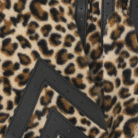 Isotoner Women's Fleece Touchscreen Gloves Leopard