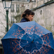 Piganiol Skyline Parapluie Droit Canne Skyline ouvert