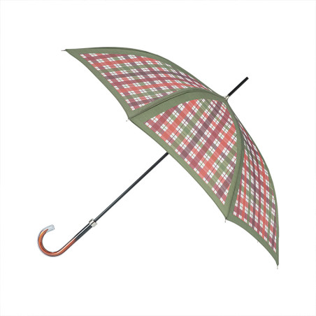 Piganiol Country Checkered Straight Umbrella