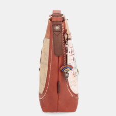 Anekke Menire Sac Bandoulière En Simili Cuir Rouille profil