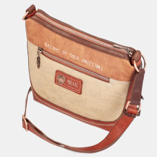Anekke Menire Shoulder Bag in Rust-colored Faux Leather